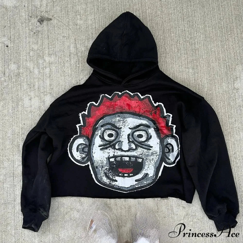Illustrated Graphic Enormous Hoodie