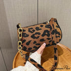 Imitation Suede Retro Traveler Shoulder Bag