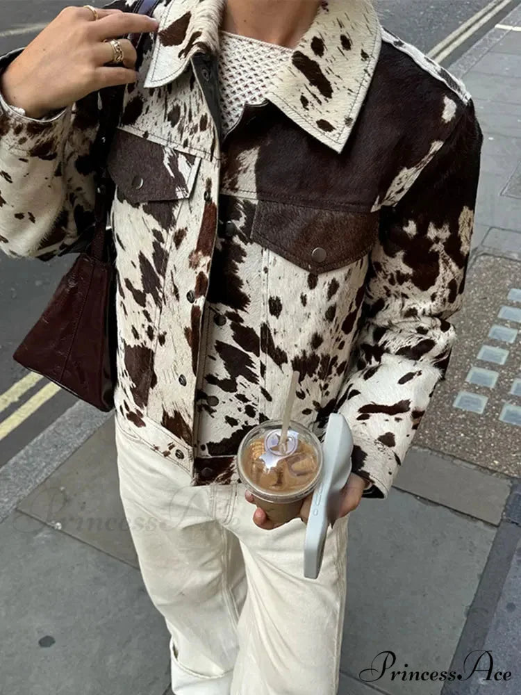 Imprinted Collar Velvet Jacket