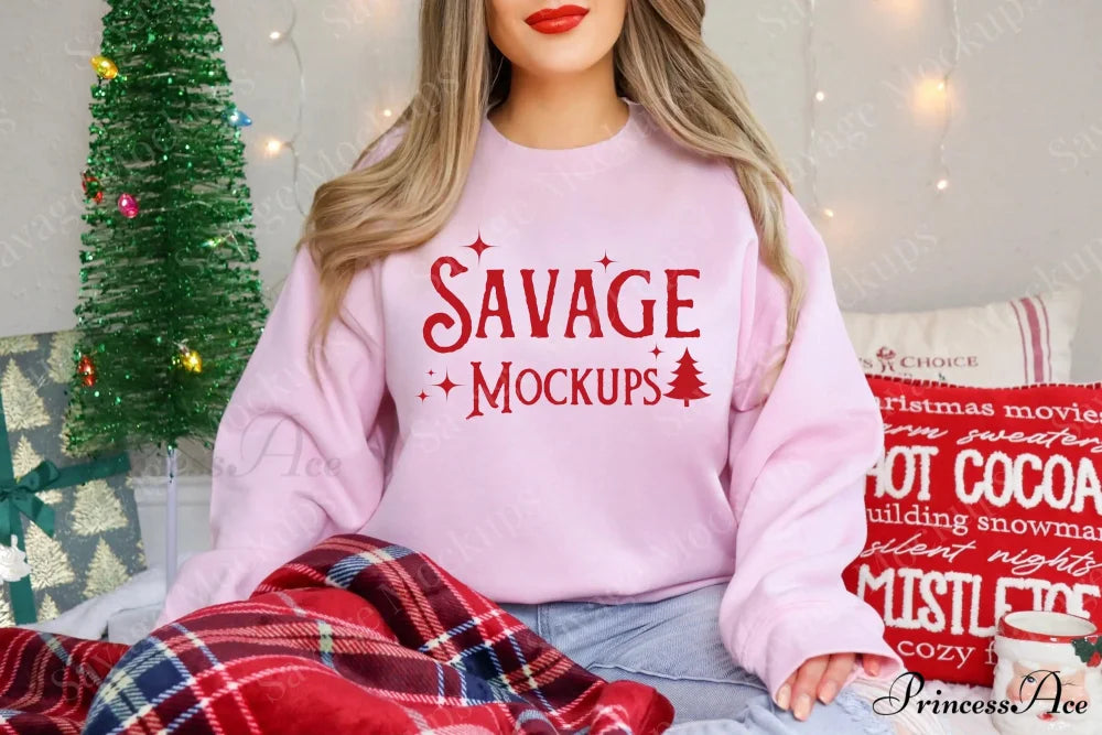 Individuality Savage Mockups Stylish Comfy Crew Neck Party Christmas Hoodie
