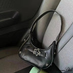 Informal Adorable Ivory Star Shoulder Purse