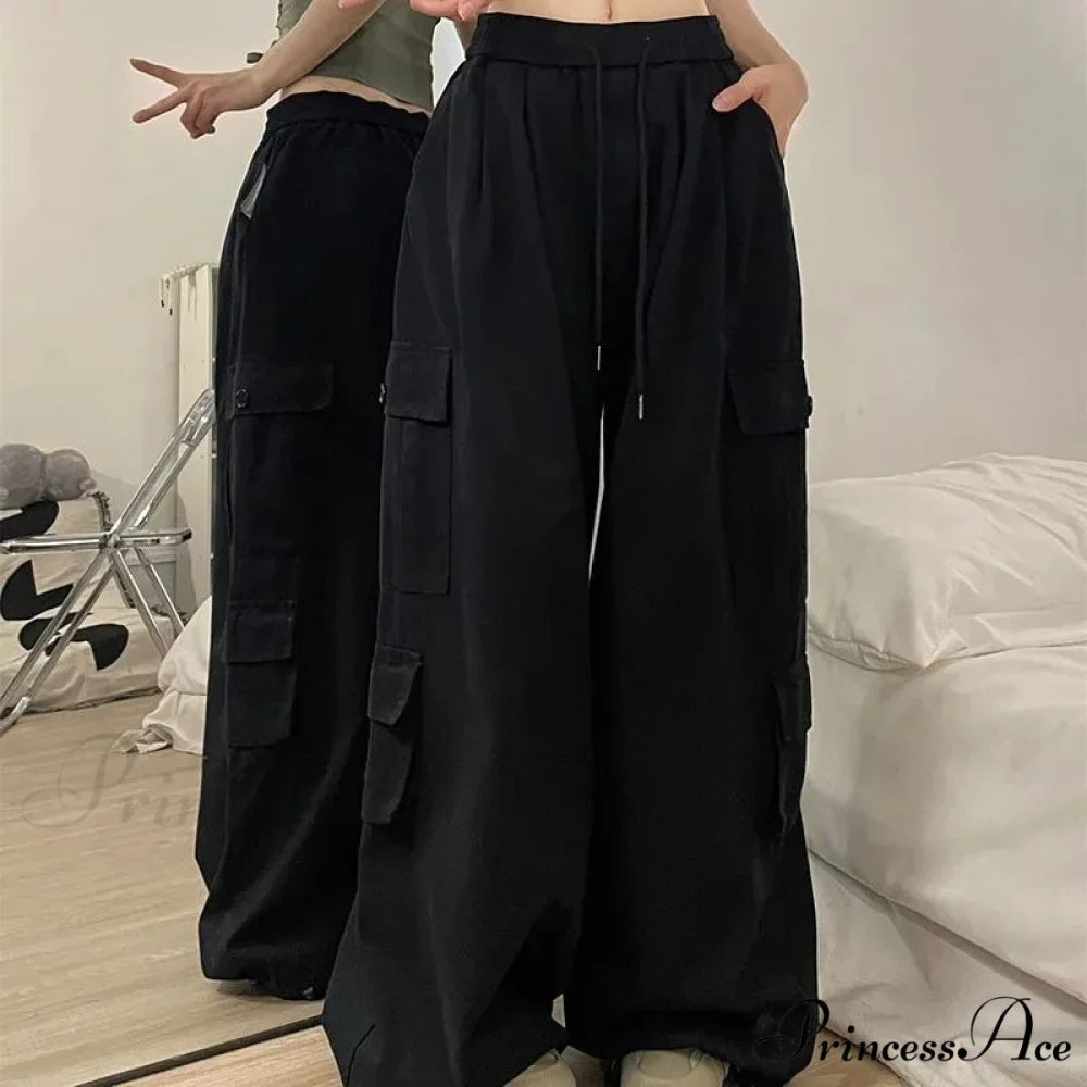Informal Harajuku 2000s Cargo Trousers