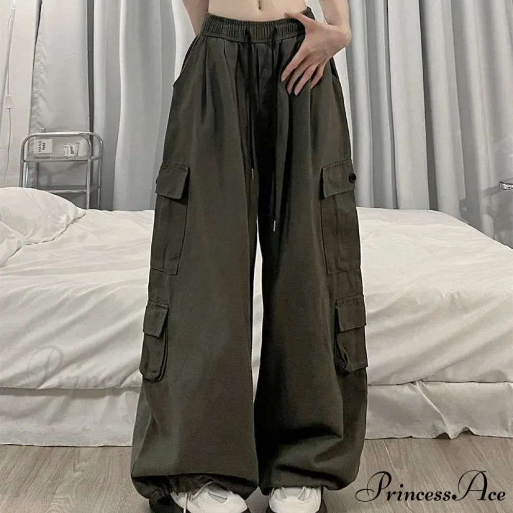 Informal Harajuku 2000s Cargo Trousers