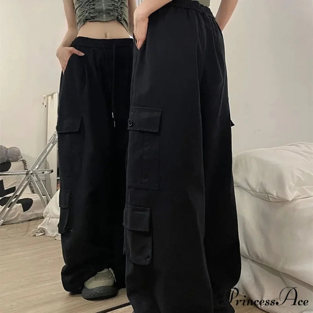 Informal Harajuku 2000s Cargo Trousers