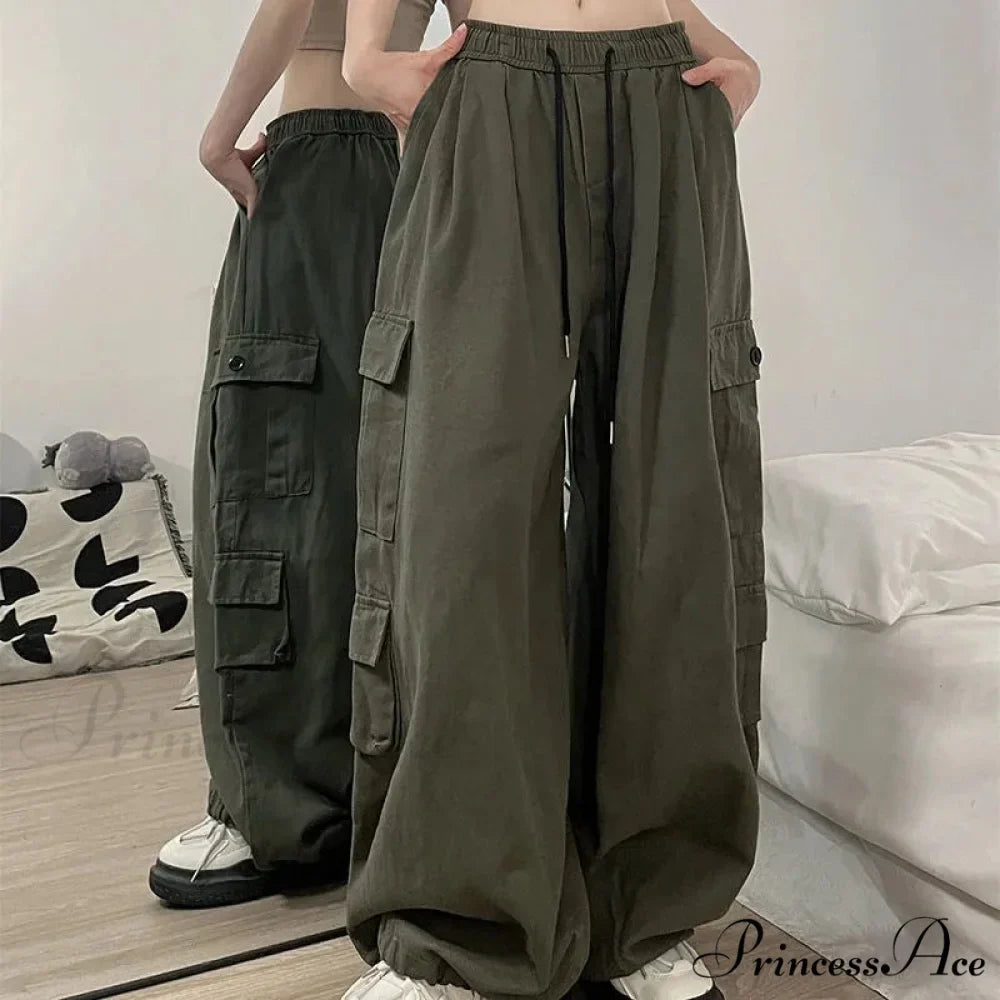 Informal Harajuku 2000s Cargo Trousers