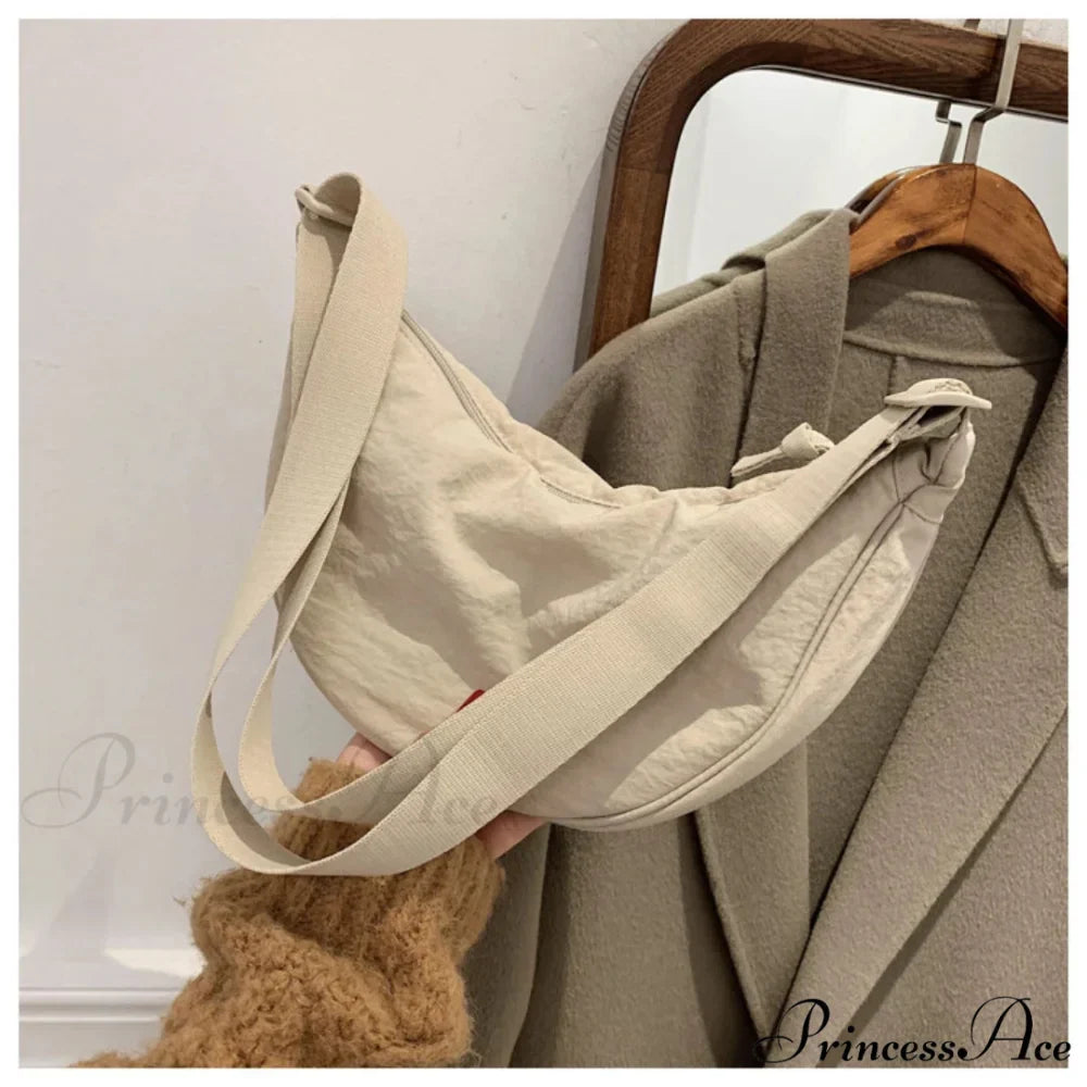 Informal Nylon Creator Hobos Crossbody Bag