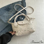 Informal Straw Crossbody Bag Journey Beach Purse