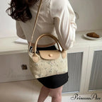 Informal Straw Crossbody Bag Journey Beach Purse