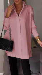 Informal Unpredictable Pullover Extended Sleeve Blouse