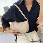 Insect Chain PU Leather Journey Shoulder Bag