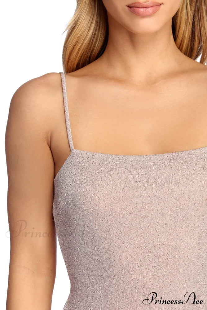 Iridescently Pretty Stylish Mini Dress