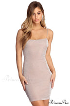 Iridescently Pretty Stylish Mini Dress