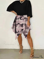 Irregular Buttoned Graceful Rib Crop Top