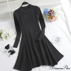 Irregular Hem Casual Dress