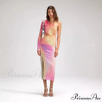 Irregular Off-The-Shoulder Vibrant Luxury Prom Gown