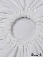 Irregular One Shoulder Trendy Lace Paneled Mini Dress