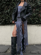 Irregular Rhinestone Decor Trendy Halter Crop Cami Top