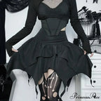 Irregular Sexy Solid Color Drawstring Tie-Up Ruched Ruffles Mini Skirt