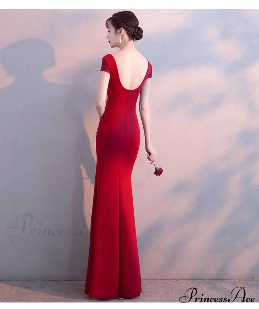 Isabella Formal Stylish High Slit Dress