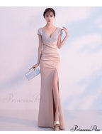 Isabella Formal Stylish High Slit Dress
