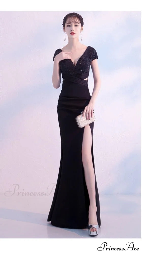 Isabella Formal Stylish High Slit Dress