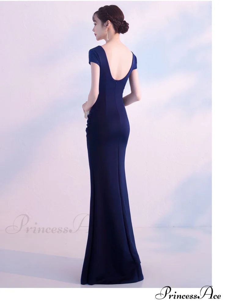 Isabella Formal Stylish High Slit Dress