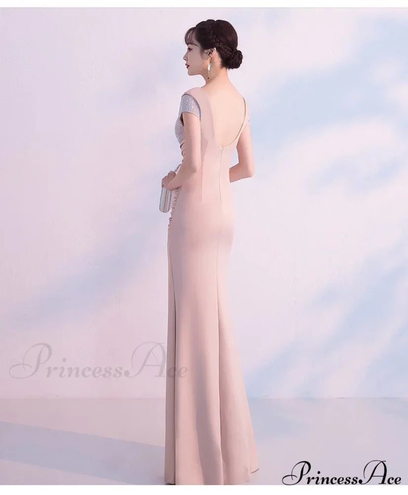 Isabella Formal Stylish High Slit Dress