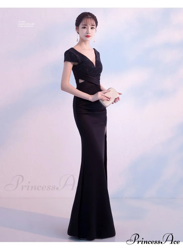 Isabella Formal Stylish High Slit Dress