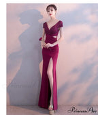 Isabella Formal Stylish High Slit Dress