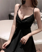 Isabella Lace-Up Stylish Back Skater Dress