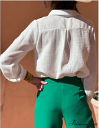 Ivory Cotton Linen Lace Floral Embroidery Boho Top