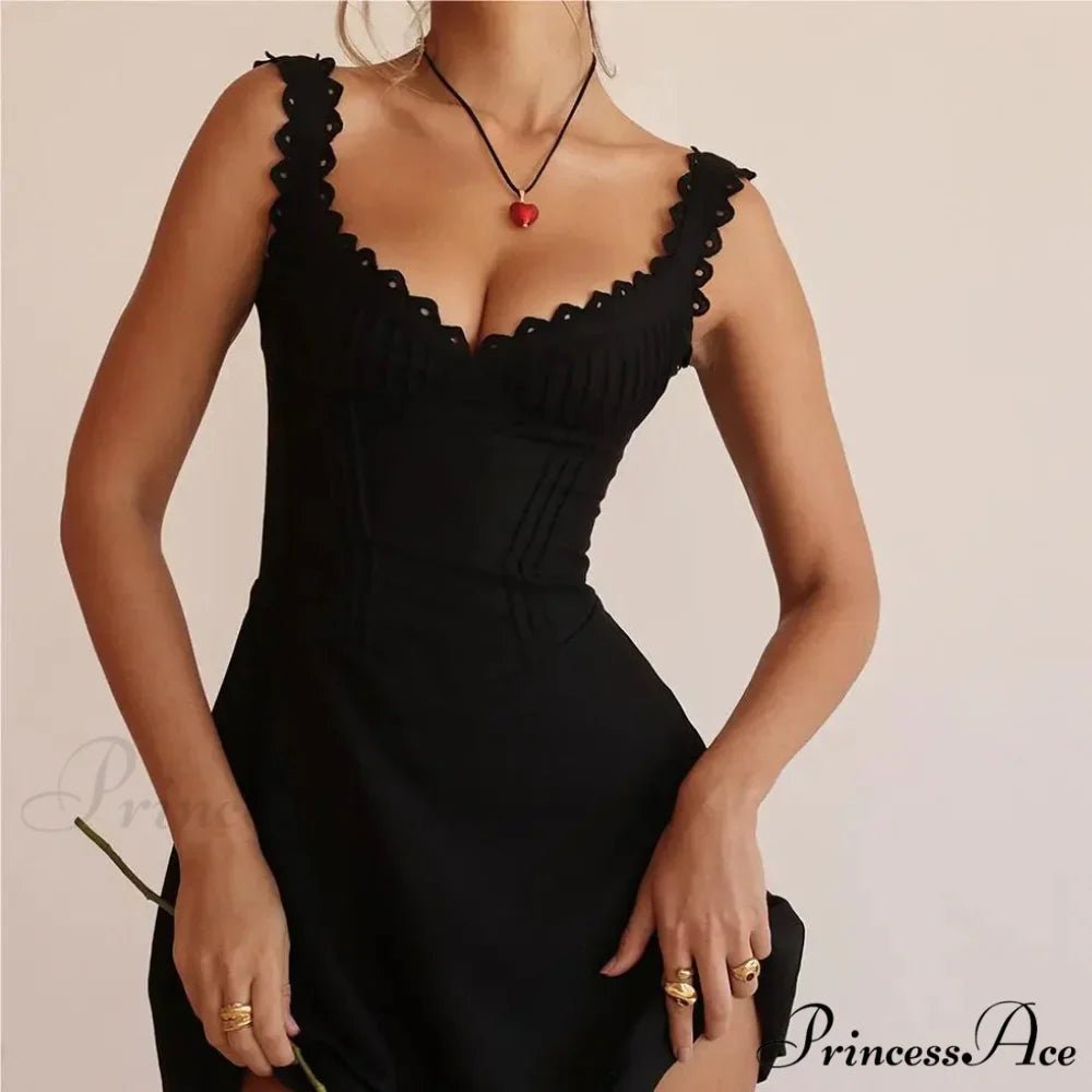 Ivory Knitted Lace Petite Dress