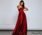 Jenny A-Line Stylish Satin Formal Dress