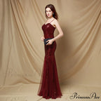 Jerry sling-mesh Stylish fishtail dress