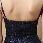 Jerry sling-mesh Stylish fishtail dress