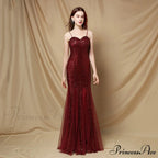 Jerry sling-mesh Stylish fishtail dress