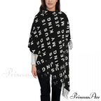 Jesus Saved My Life Warm Winter Christian Faith Shawl Wrap Scarf