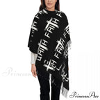 Jesus Saved My Life Warm Winter Christian Faith Shawl Wrap Scarf