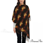 Jesus Saved My Life Warm Winter Christian Faith Shawl Wrap Scarf