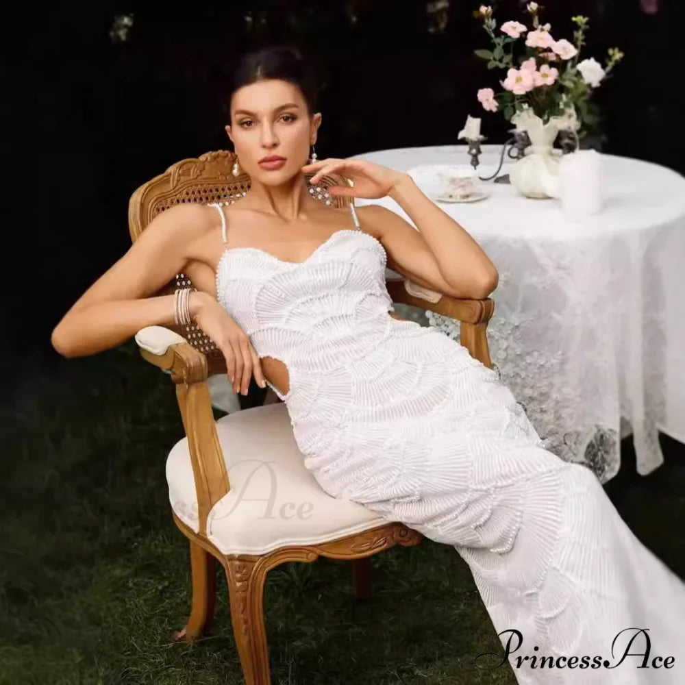 Jewel Adorned Sleeveless Bandage Formal Gown