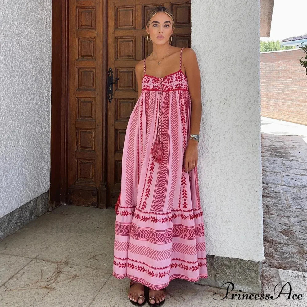 Joined Crochet Strap Bohemian Dress