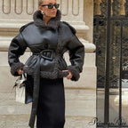 Joining Thickened Cozy Leather Jacket