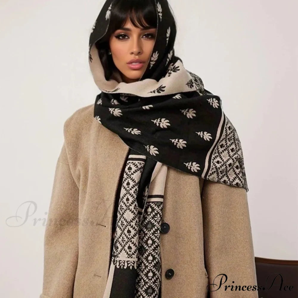 Journey Poncho Cozy Cashmere Blanket Scarf