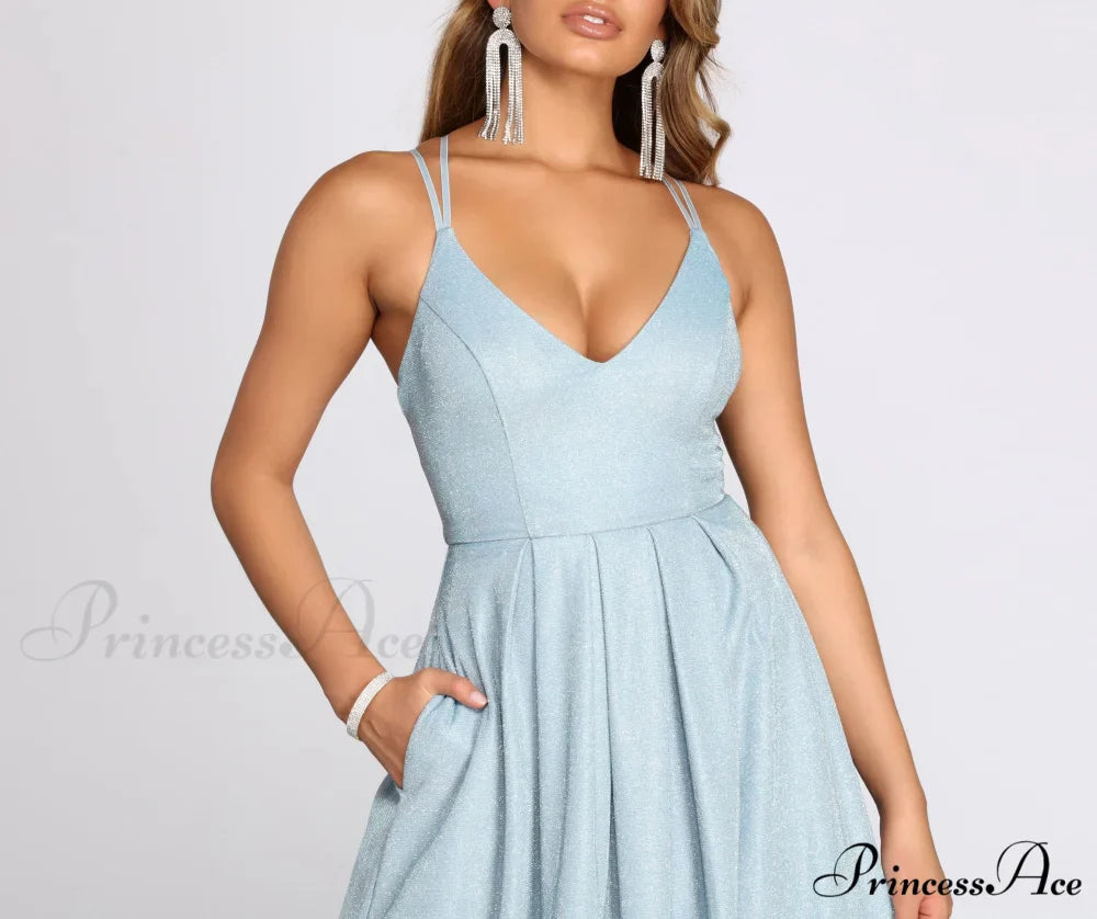 Jules Glitter Stylish Ball Gown