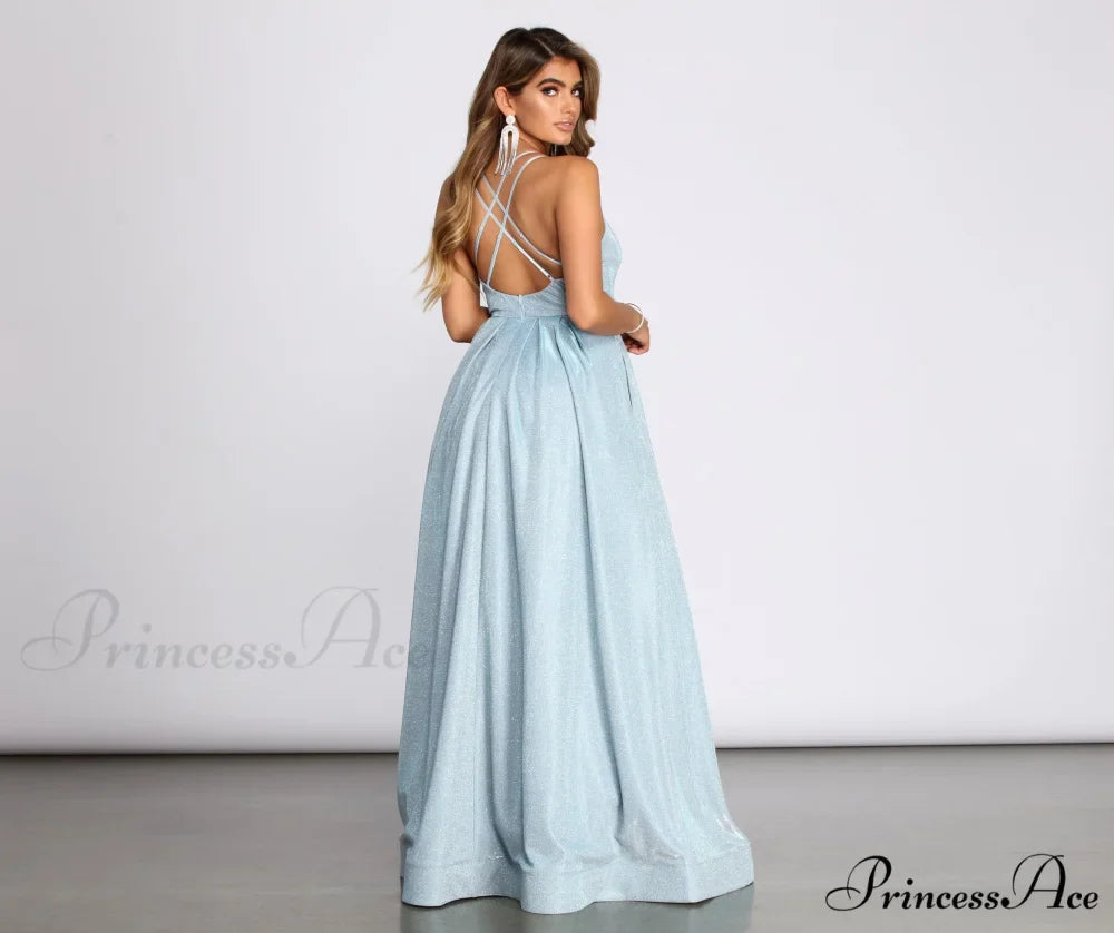 Jules Glitter Stylish Ball Gown