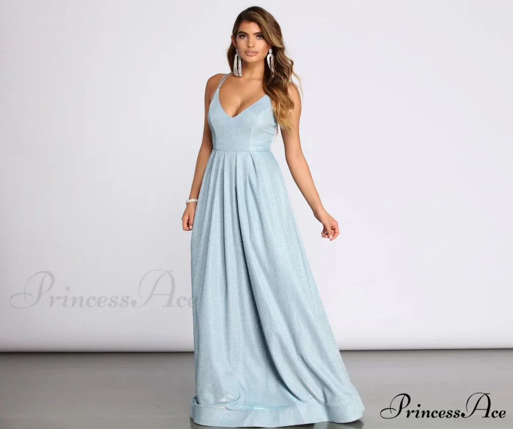 Jules Glitter Stylish Ball Gown