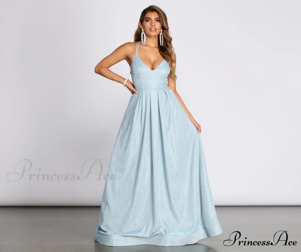 Jules Glitter Stylish Ball Gown