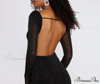 Juliana Open Back Charming Heat Stone Dress