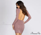 Juliana Open Back Charming Heat Stone Dress