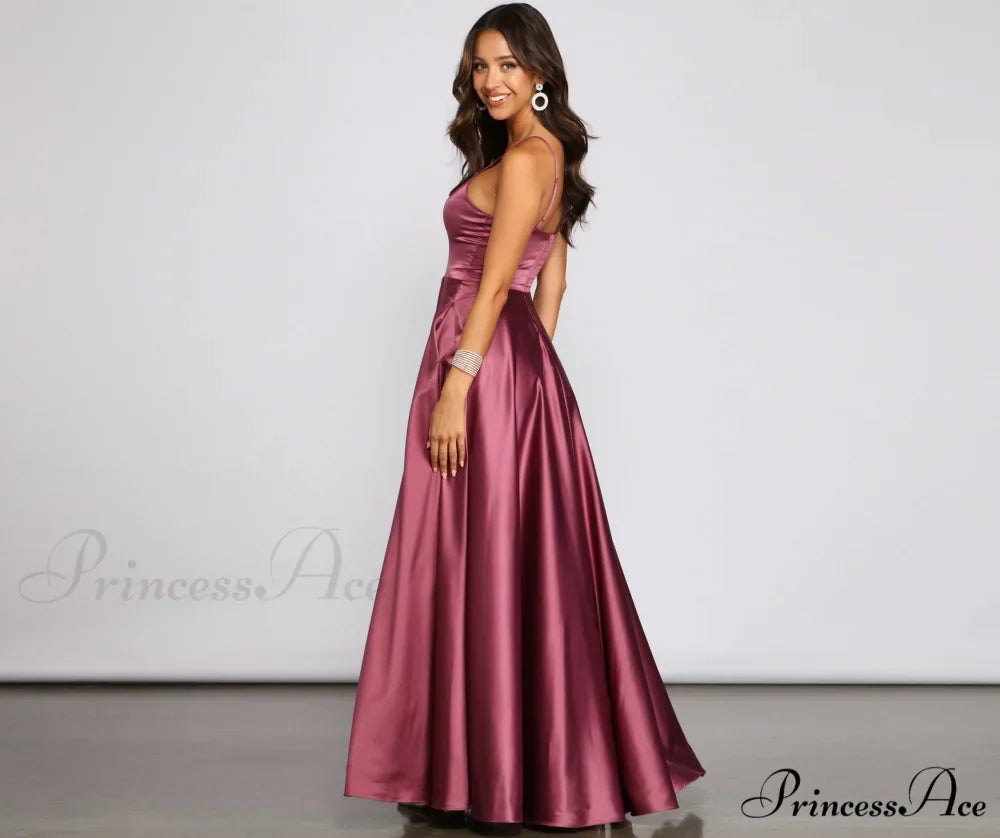 Juliet Formal High Charming Slit Dress 2